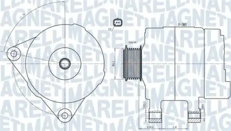 063732033010 Автозапчастина MAGNETI MARELLI підбір по vin на Brocar