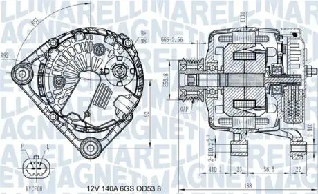 063731406710 Автозапчастина MAGNETI MARELLI підбір по vin на Brocar