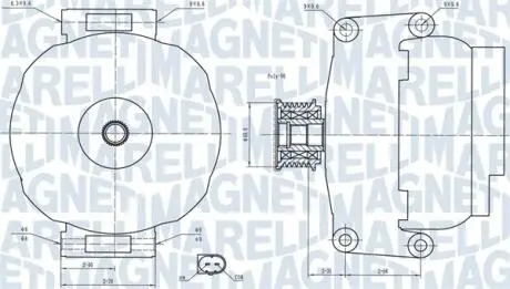 063731840010 Генератор MAGNETI MARELLI підбір по vin на Brocar