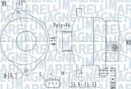 063732138010 Автозапчастина MAGNETI MARELLI підбір по vin на Brocar