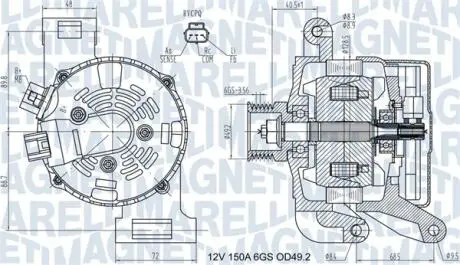 063731575010 Автозапчастина MAGNETI MARELLI подбор по vin на Brocar