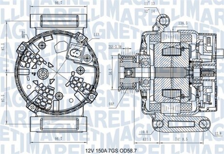 063731557610 Автозапчастина MAGNETI MARELLI подбор по vin на Brocar