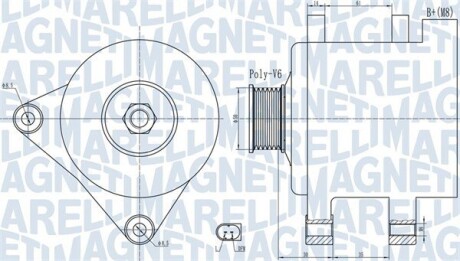 063732056010 Автозапчастина MAGNETI MARELLI подбор по vin на Brocar