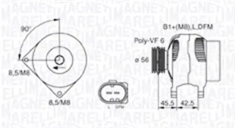 063730001010 Автозапчастина MAGNETI MARELLI підбір по vin на Brocar