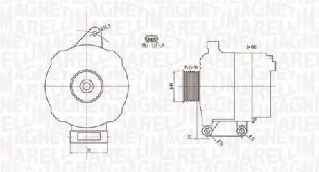 063731780010 Автозапчастина MAGNETI MARELLI підбір по vin на Brocar