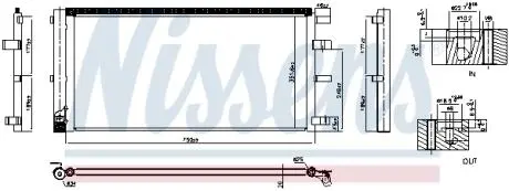 940829 Радіатор кондиціонера First Fit NISSENS підбір по vin на Brocar