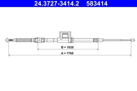 24372734142 Автозапчастина ATE подбор по vin на Brocar