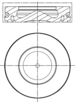 081PI00100000 Поршень MAHLE / KNECHT підбір по vin на Brocar