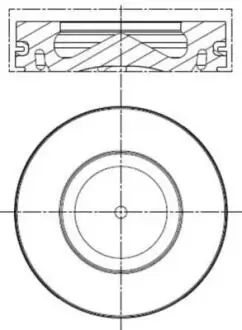 081PI00100000 Поршень MAHLE / KNECHT підбір по vin на Brocar