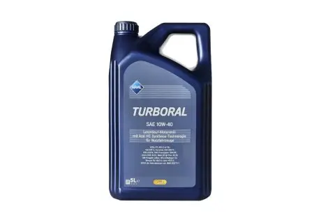 15BCD5 Олива Turboral 10W40 (5L) ARAL підбір по vin на Brocar