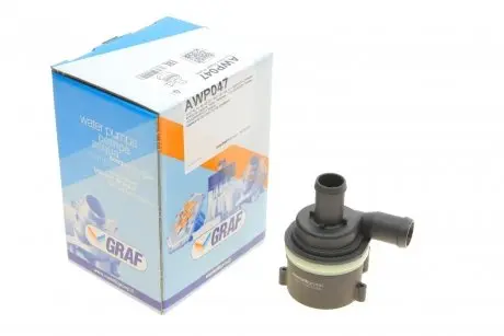 AWP047 Електрична помпа системи охолодження (додаткова) GRAF AWP047 GRAF подбор по vin на Brocar