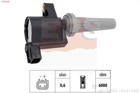 1970640 Котушка запалювання Ford Kuga 2.5 13-/Mondeo 2.0/2.5 13-/Ranger 2.5 11-/Tourneo Connect 2.5 13-/Transit Connect 2.5 13- EPS подбор по vin на Brocar