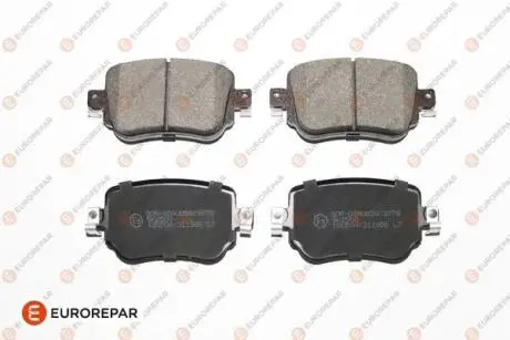 1639376780 КОЛОДКИ ГАЛЬМІВНІ ЗАДНІ EUROREPAR подбор по vin на Brocar