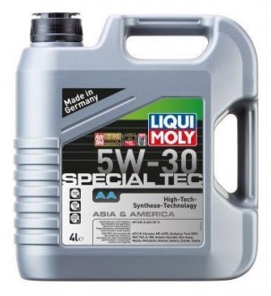 7616 Олива моторна Special Tec AA 5W-30 4л LIQUI MOLY підбір по vin на Brocar