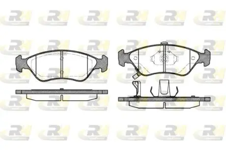 264802 Гальмівні колодки дискові ROADHOUSE підбір по vin на Brocar