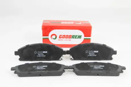 RM1435 Гальмівні колодки перед. Nissan X-Trail 01-13/Pathfinder 97-04 (sumitomo) (159x55,9x16) GOODREM підбір по vin на Brocar