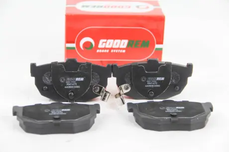 RM1470 Колодки гальмівні задн. Cerato/Elantra/Lantra/Maxima/Tuscani (85-21) GOODREM підбір по vin на Brocar