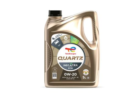 0W20QIXEC65L Масло QUARTZ INEO XTRA EC6 0W-20 (5Л) TOTAL подбор по vin на Brocar