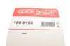 1090156 Комплект прижимних планок гальмівного супорту QUICK BRAKE 109-0156 QUICK BRAKE підбір по vin на Brocar