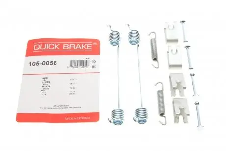 1050056 Комплект пружинок колодок стояночного гальма QUICK BRAKE 105-0056 QUICK BRAKE подбор по vin на Brocar