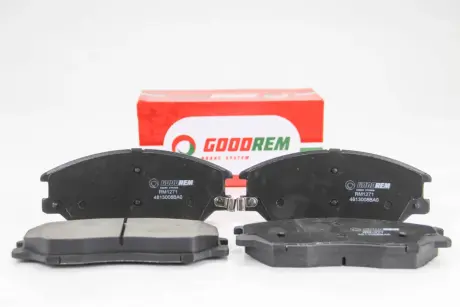 RM1271 Колодки гальмівні пер. Rexton/Korando/Actyon /Kyron /H100/Santa Fe/Rexton 97- GOODREM купити з гарантією на Brocar RM1271 Колодки гальмівні пер. Rexton/Korando/Actyon /Kyron /H100/Santa Fe/Rexton 97- GOODREM підбір по vin на Brocar