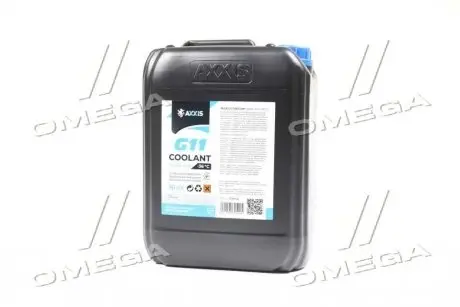 AXP999G11BRDM10 Антифриз BLUE G11 Сoolant Ready-Mix -36°C &lt;AXXIS&gt; (синій) (Каністра 10кг) Axxis підбір по vin на Brocar