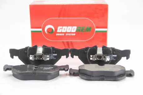 RM1390 Гальмівні колодки зад. BMW 3(E90)/1(E81) 04-13 (ATE) (123x43,6x17,3) GOODREM підбір по vin на Brocar