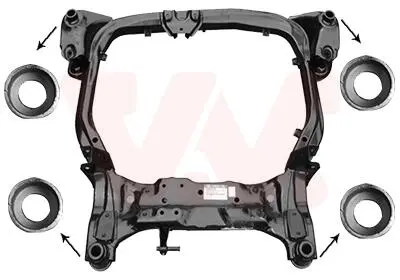 8207690 Підрамник передній HYUNDAI i30/ KIA CEED (вир-во Van Wezel) VAN WEZEL підбір по vin на Brocar