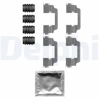 LX0584 Комплектующие, колодки дискового тормоза DELPHI підбір по vin на Brocar