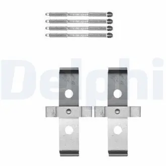 LX0595 Комплектующие, колодки дискового тормоза DELPHI підбір по vin на Brocar