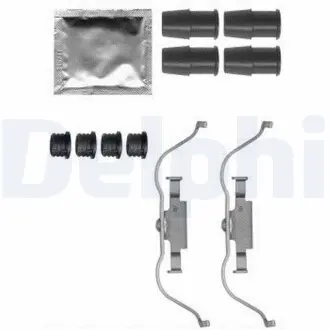LX0573 Комплектующие, колодки дискового тормоза DELPHI підбір по vin на Brocar
