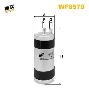 WF8579 Фільтр палива WIX FILTERS подбор по vin на Brocar