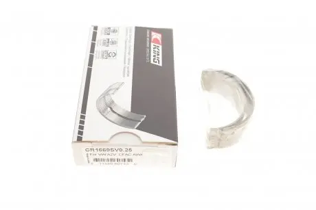CR1669SV025 Підшипники ковзання шатунні KING CR1669SV0.25 KING підбір по vin на Brocar