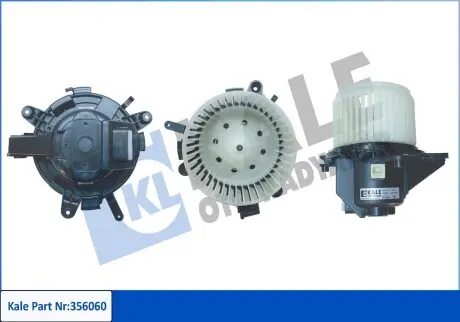 356060 Електровентилятор обігрівача Citroen Berlingo (19-), C4 Picasso (13-)/Peugeot Partner (19-), Експерт (16-) (356060) KALE OTO RADYATOR KALE OTO RADYATOR підбір по vin на Brocar