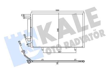 357775 Радиатор кондиционера Ford B-Max, Fiesta VI (357775) KALE OTO RADYATOR KALE OTO RADYATOR підбір по vin на Brocar