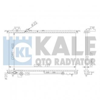 369300 Радіатор охолодження Hyundai Sonata IV, Xg (369300) KALE OTO RADYATOR KALE OTO RADYATOR підбір по vin на Brocar