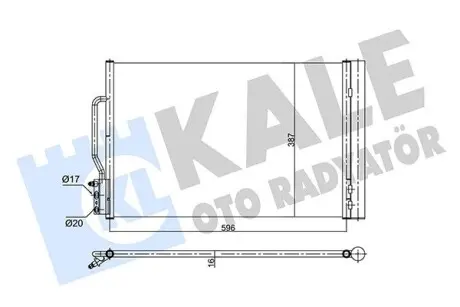 358710 Радиатор кондиционера Opel Insignia B (358710) KALE OTO RADYATOR KALE OTO RADYATOR подбор по vin на Brocar