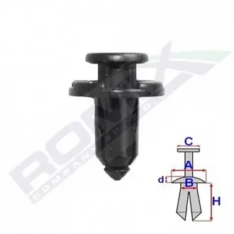 KHRC70195 Кліпси STARLINE підбір по vin на Brocar