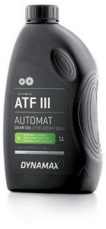 501622 Масло трансмісійне DYNAMAX AUTOMATIC ATF III (1L) DYNAMAX підбір по vin на Brocar
