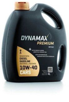 502648 Масло моторне DYNAMAX PREMIUM SN PLUS 10W40 (4L) DYNAMAX підбір по vin на Brocar