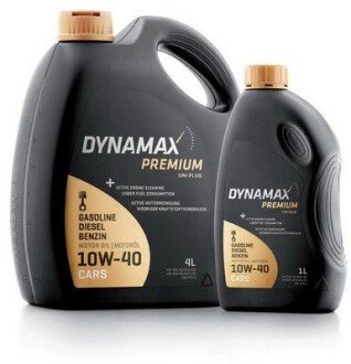 502124 Масло моторне DYNAMAX UNI PLUS 10W40 (20L) DYNAMAX підбір по vin на Brocar