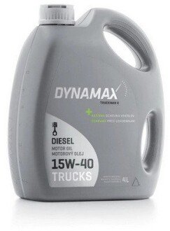 502033 Масло моторне DYNAMAX TRUCK. X 15W40 (20L) DYNAMAX подбор по vin на Brocar