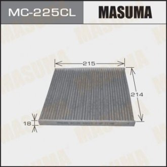 MC225CL Фильтр салона AC-102 угольный (MC225CL) MASUMA MASUMA подбор по vin на Brocar