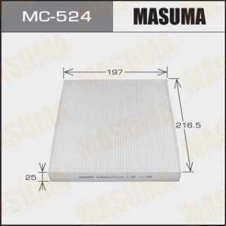 MC524 Фильтр салона AC-401E (MC524) MASUMA MASUMA подбор по vin на Brocar