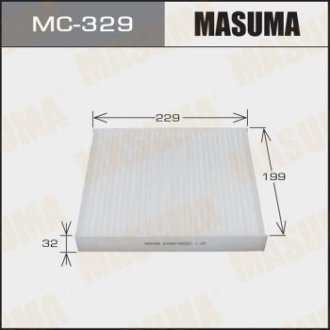 MC329 Фильтр салона AC-206E (MC329) MASUMA MASUMA підбір по vin на Brocar
