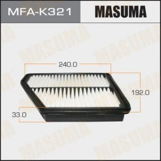 MFAK321 Фильтр воздушный A9315 HYUNDAI/ MATRIX/ V1500 V1600 V1800 01- (MFAK321) MASUMA MASUMA подбор по vin на Brocar