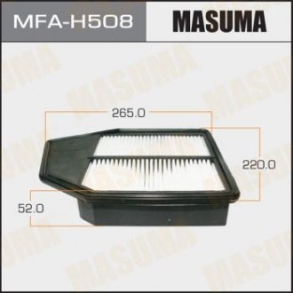 MFAH508 Фильтр воздушный A8512 HONDA/ ACCORD/ V2400 08- (MFAH508) MASUMA MASUMA підбір по vin на Brocar