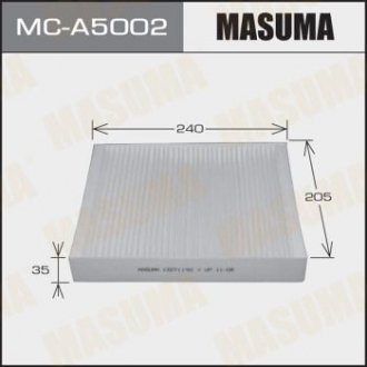 MCA5002 Фильтр салона AC9205 CHEVROLET/ CRUZE/ V1600V1800V2000 09- (MCA5002) MASUMA MASUMA підбір по vin на Brocar