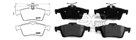 71249AAP ГАЛЬМІВНІ КОЛОДКИ ЗАДН. FORD KA+ III СЕДАН [08/14-] APLUS подбор по vin на Brocar