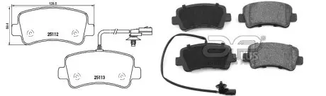 71188AAP Колодки гальмівні задні Renault Master 10-> однокат. APLUS підбір по vin на Brocar